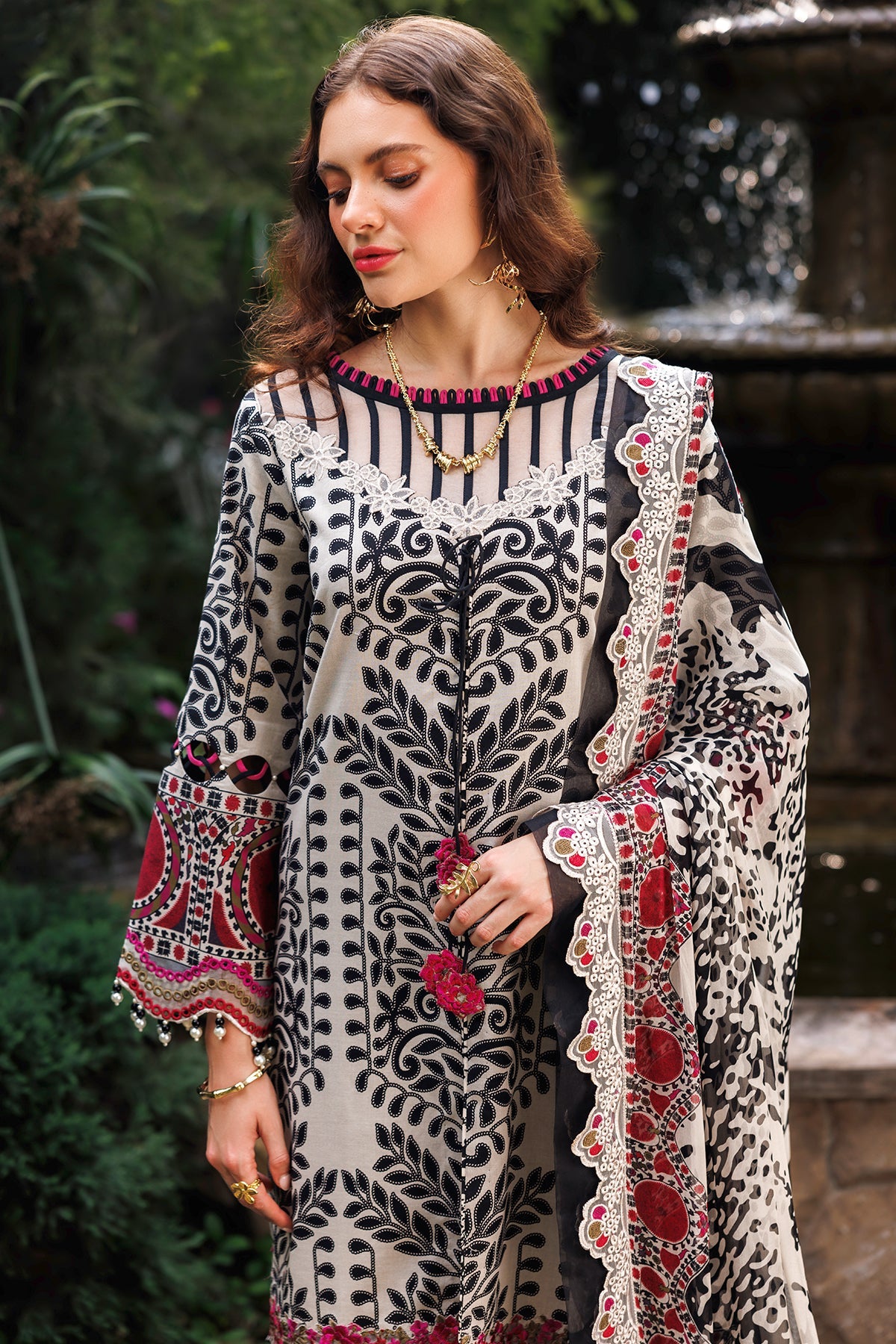 Charizma CRB5-11 Rang e Bahar Vol 2 3-PC Unstitched Embroidered Lawn Collection