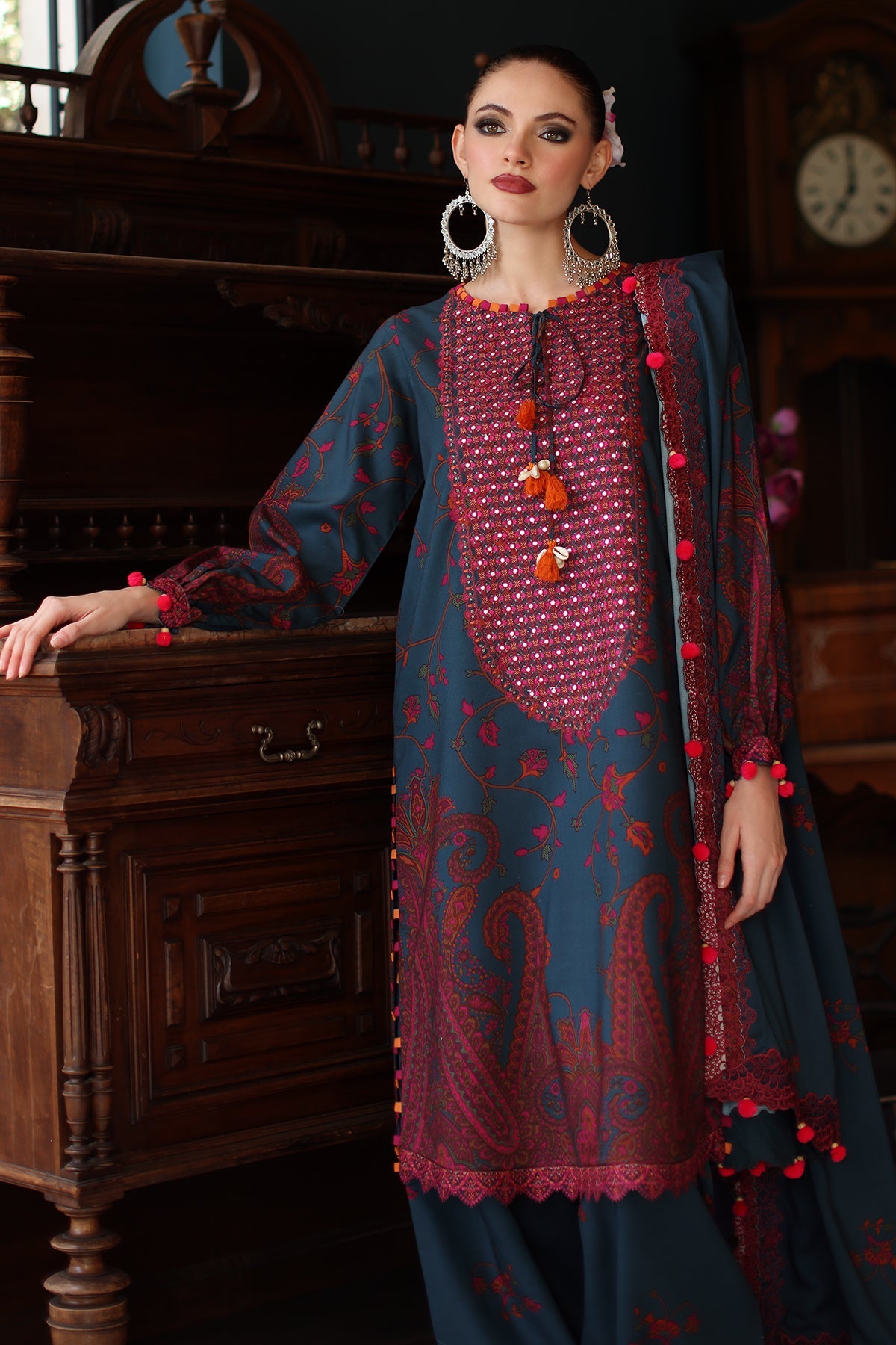 Charizma ANW6-04 Aniq Vol 1 Unstitched Linen Fall winter 25