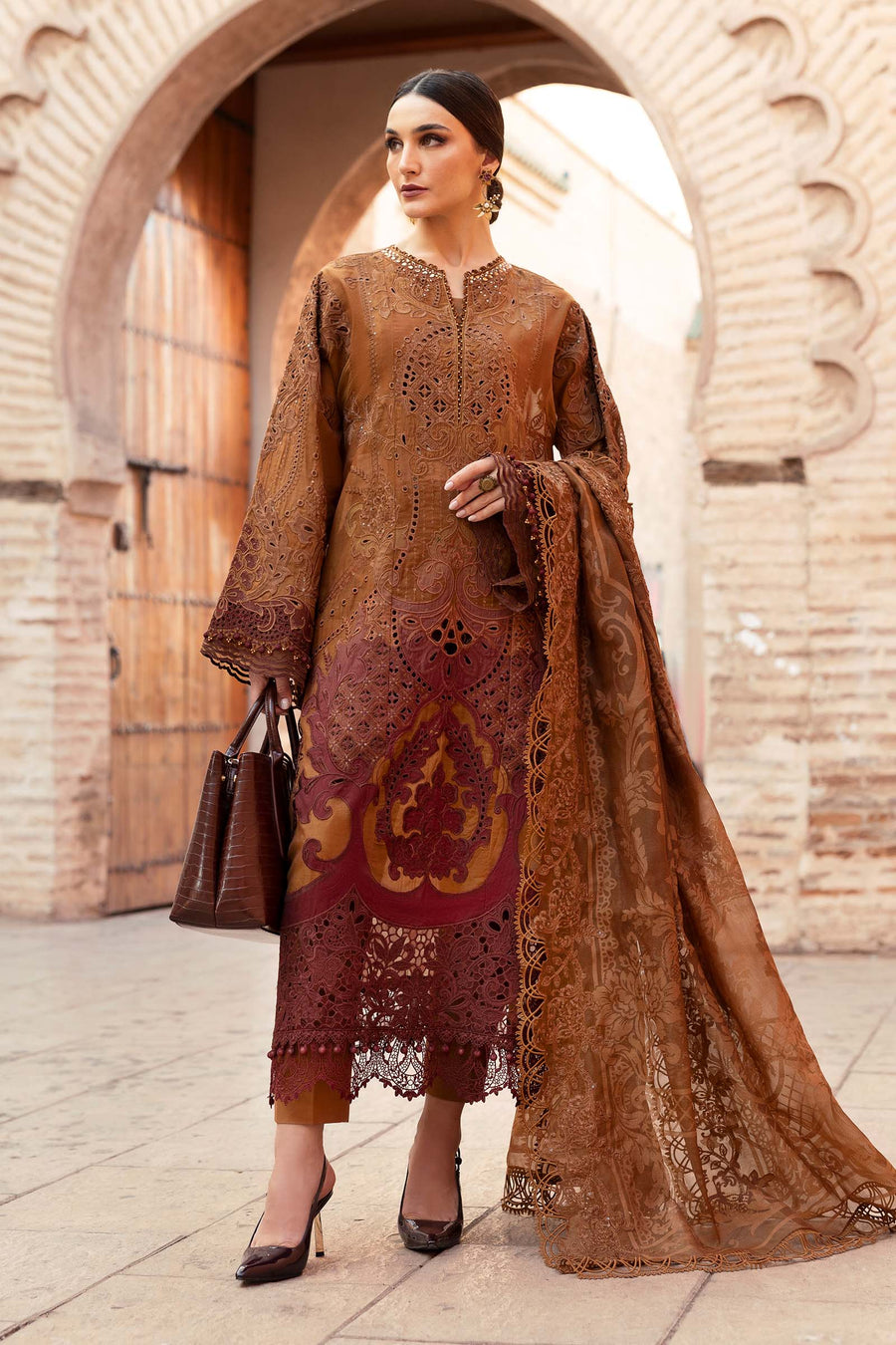 Maria B D-1B Voyage A Luxe Luxury Lawn 25