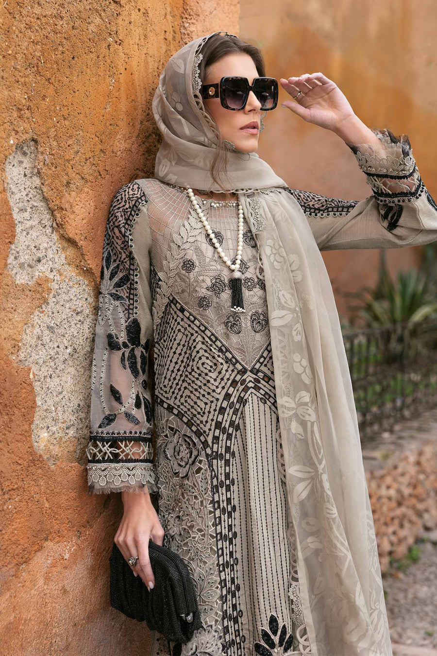 Maria B D-10B Voyage A Luxe Luxury Lawn 25