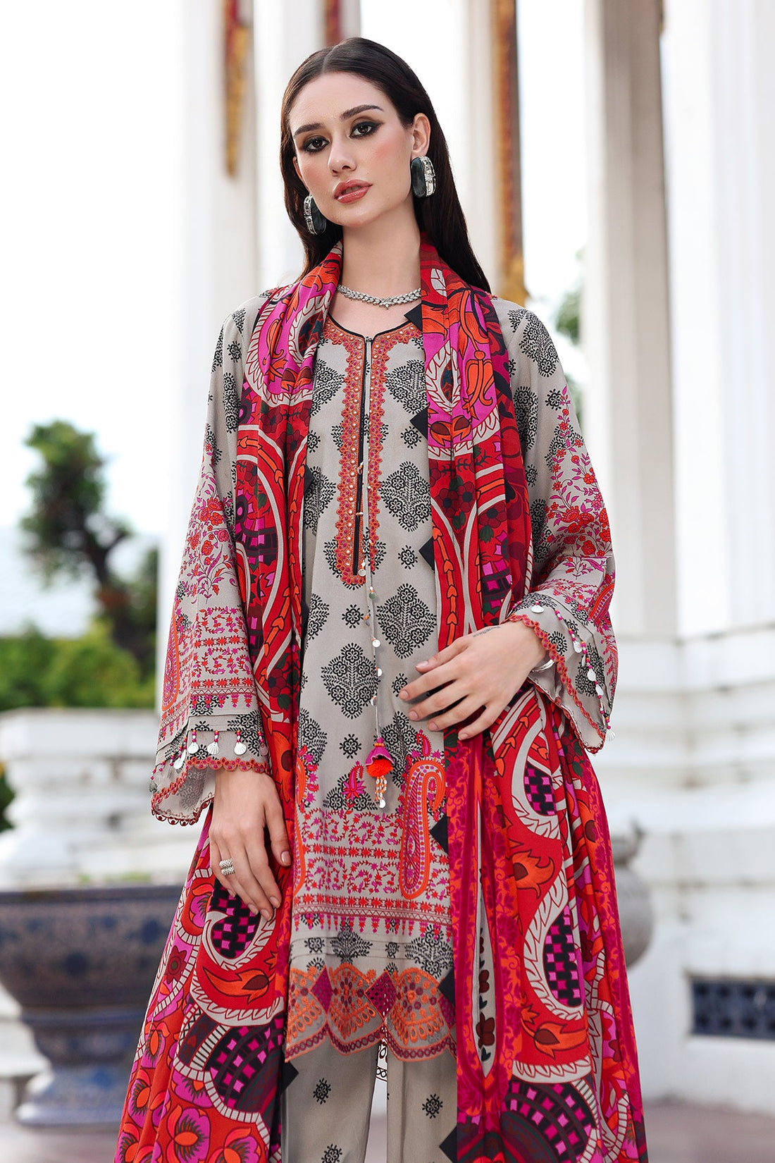 Charizma ANW6-01 Aniq Vol 1 Unstitched Linen Fall winter 25