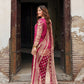 Haseens official Shocking Pink Ready to wear Chiffon Collection