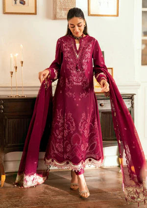 Qalamkar SB#02 Sameen Lawn Luxury Eid Edit 25 (unstitched)