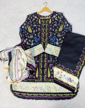 Qalamkar EM-09 (B) PAIGE Qprints ii (unstitched)