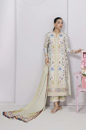 Qalamkar EM-09 (А) HAZEL Qprints ii (Unstitched)