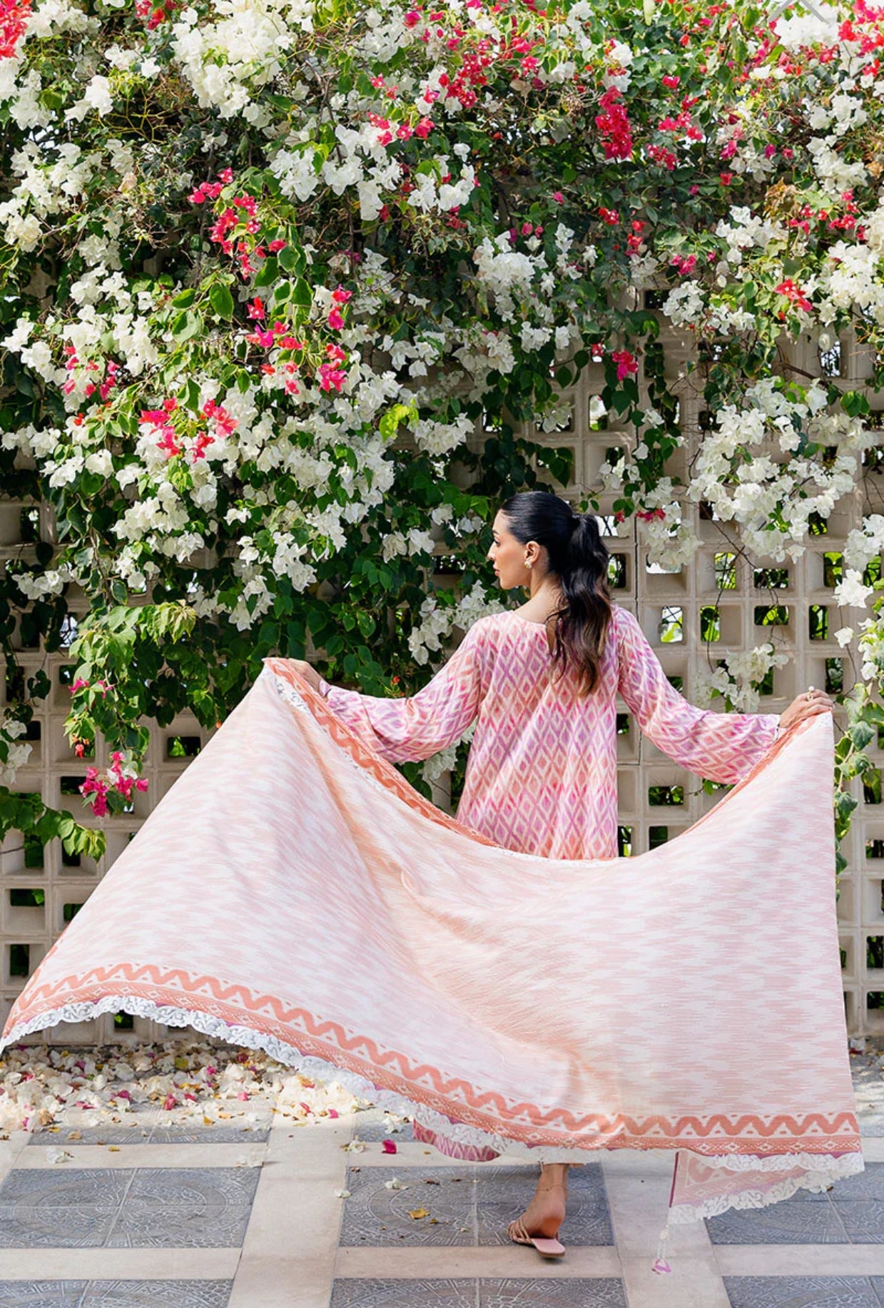 CROSS STITCH RADIANT CHARM-3PC COTTON SATIN READY TO WEAR