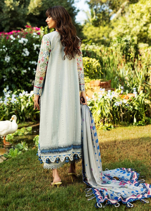 Sadaf Fawad Khan D01-A PAISLEY GARDEN Siraa Embroidered Lawn Unstitched 3Pc Suit