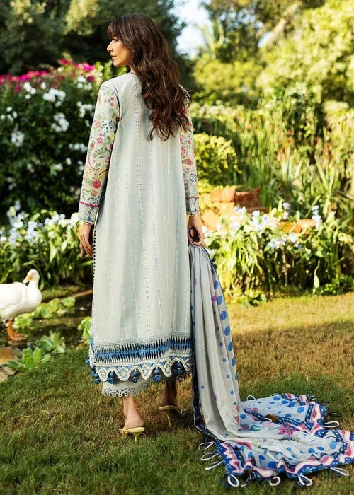 Sadaf Fawad Khan D01-A PAISLEY GARDEN Siraa Embroidered Lawn Unstitched 3Pc Suit