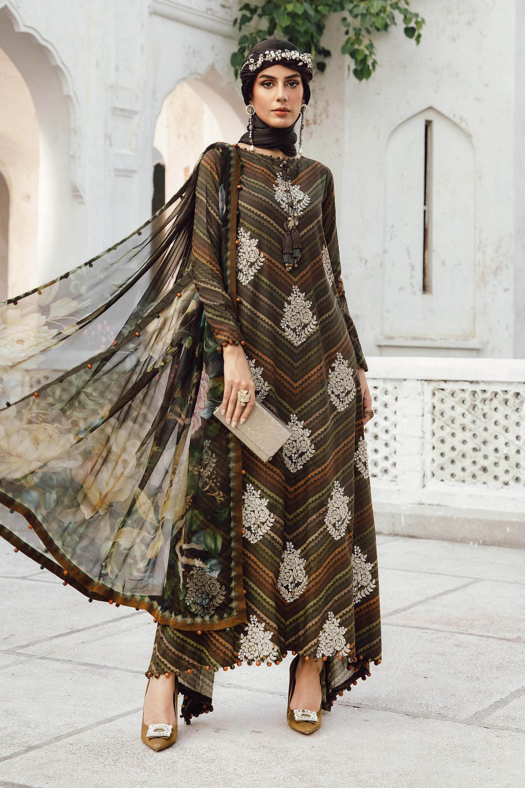Maria b Mprint MPT-2705-B Unstitched Fall Edit 25'