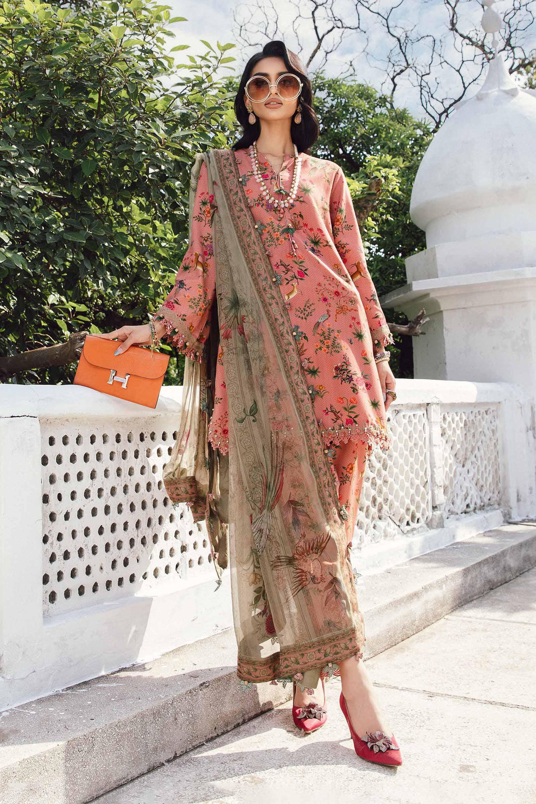 Maria b Mprint MPT-2707-A Unstitched Fall Edit 25'