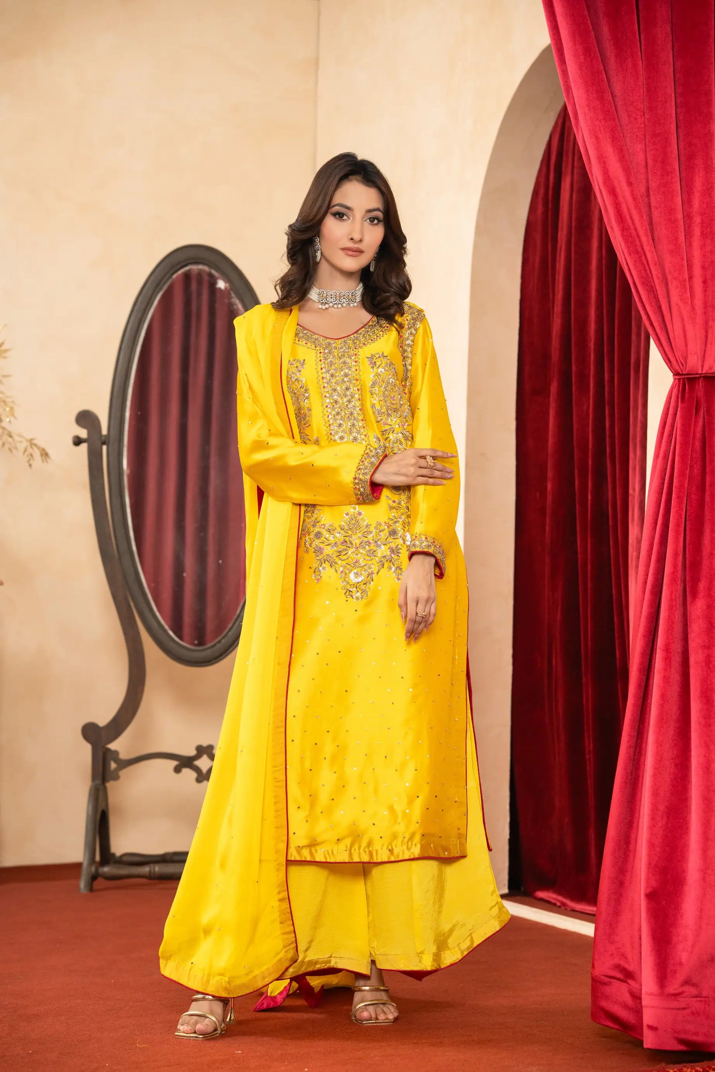 Amna Khurram D-02 Handmade Silk Collection 25