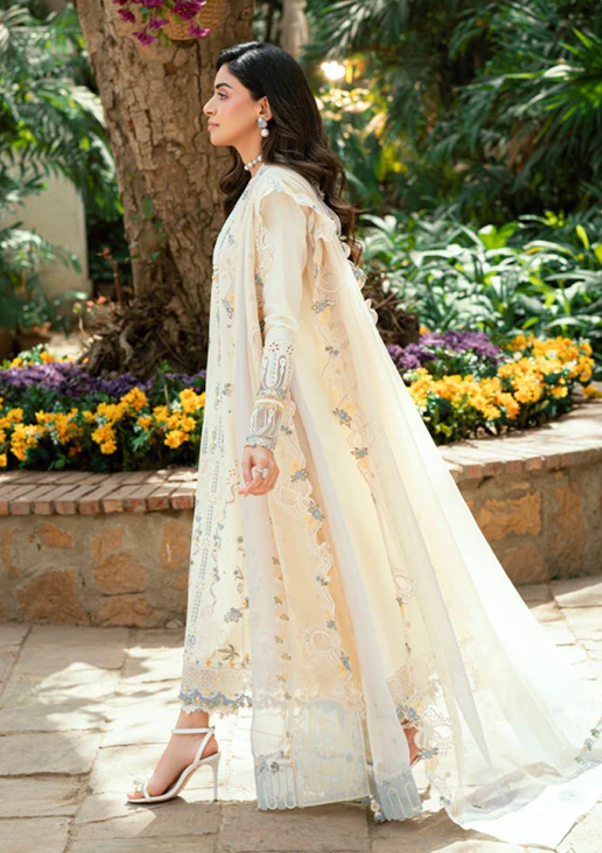 Qalamkar SB#09 Adeena Lawn Luxury Eid Edit 25