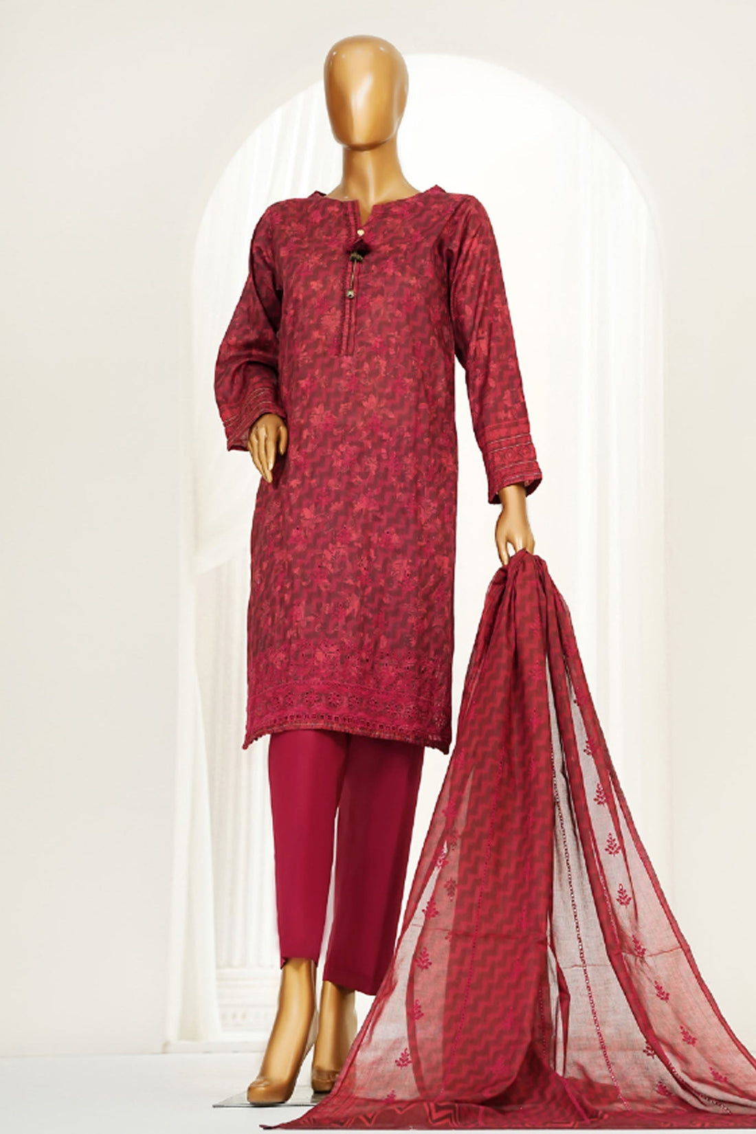 Printkari By HZ LPK-3P-503 Stitched 3 Piece Chikankari Vol-04 Collection'2025