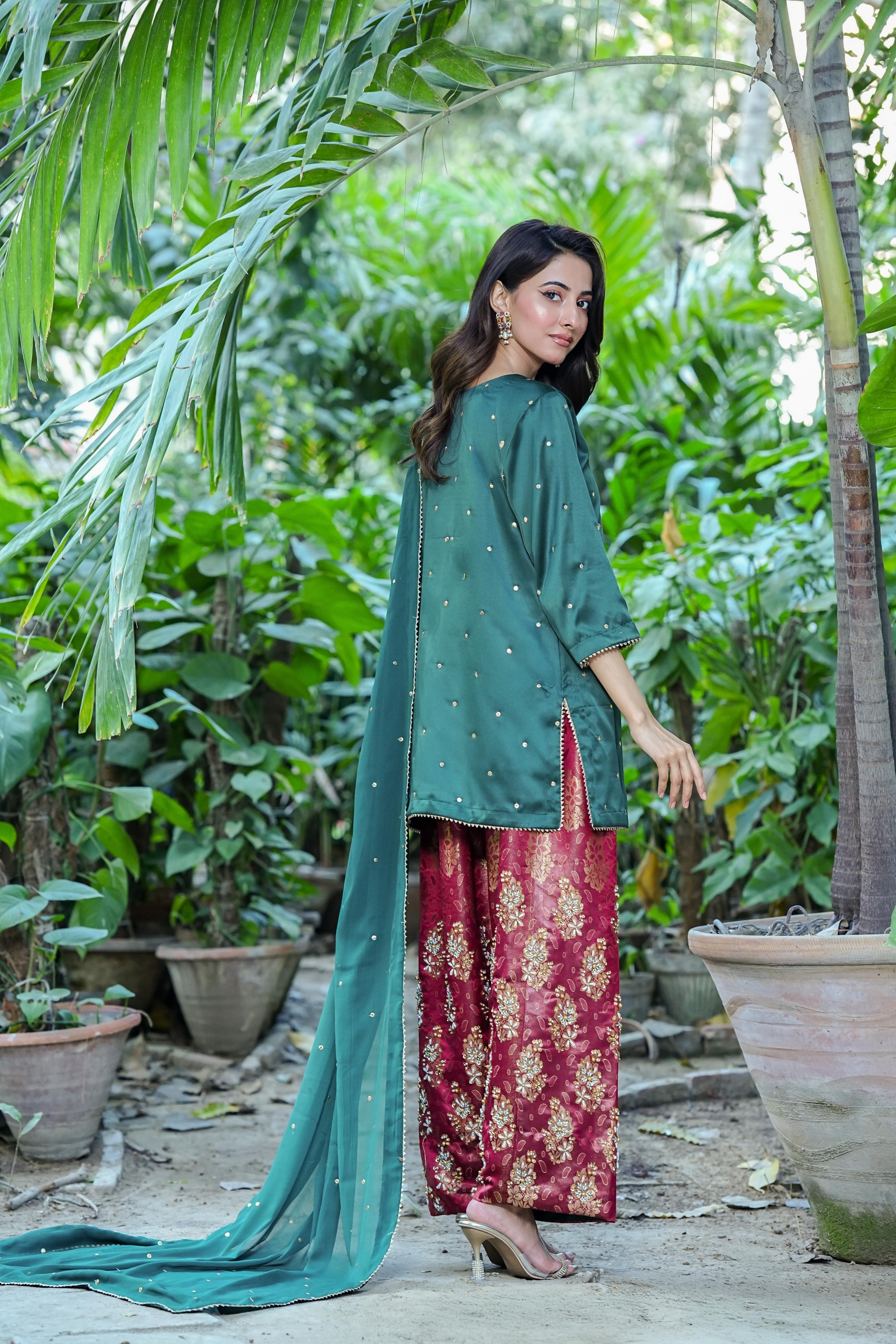 Amna Khurram D-07 Ready to wear Silk Collection