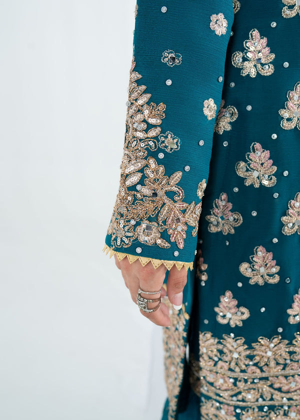 Haseens official Blue Ready to wear Chiffon Collection