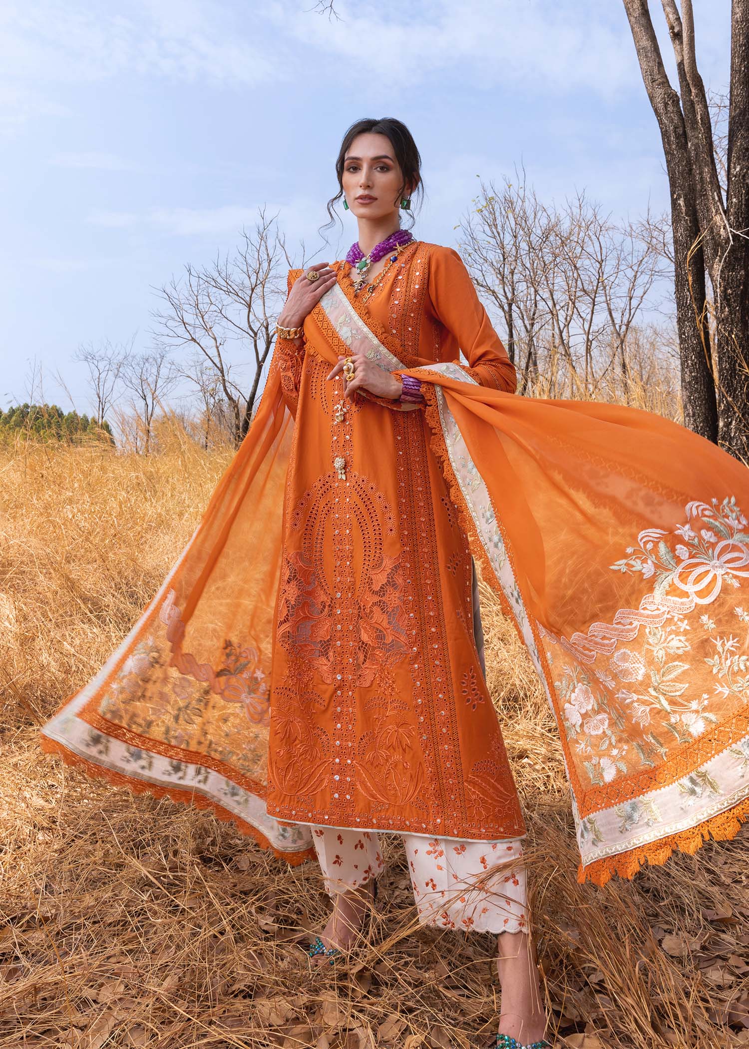 Saira Shakira SHAMS-B Unstitched Lawn Festive 25