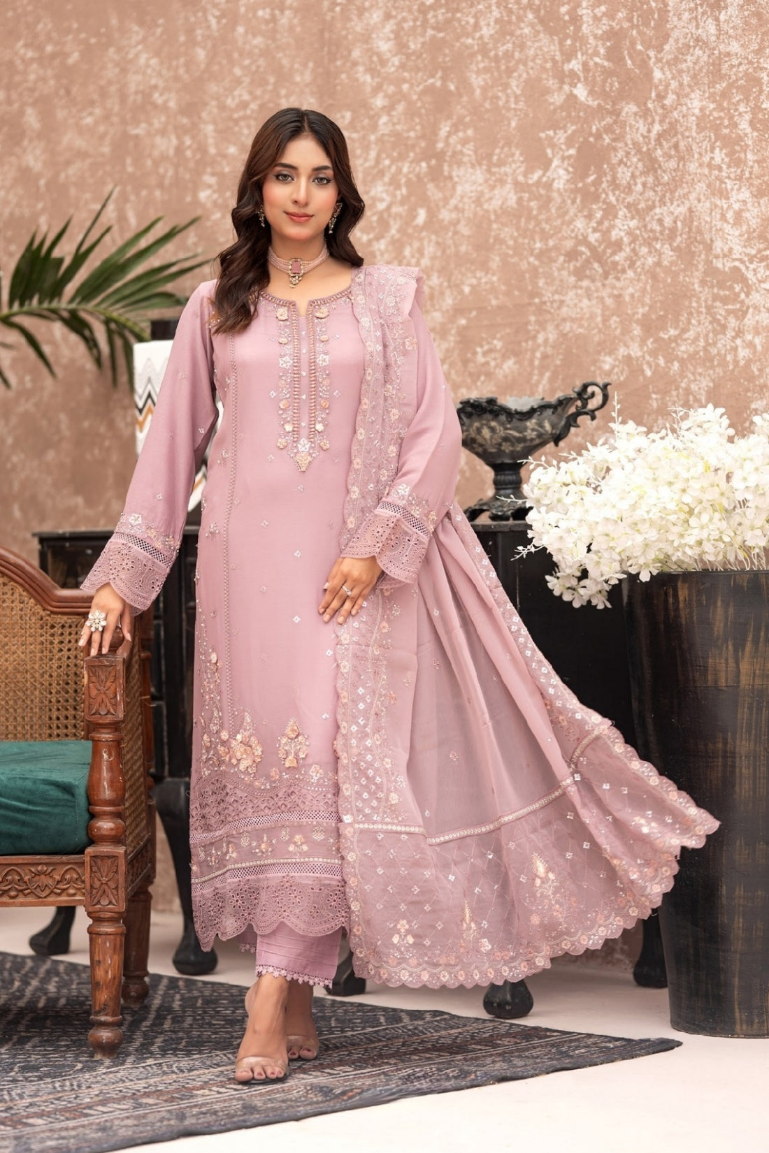 Selin D-2 Stitched Formal Chiffon Collection 25