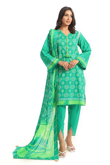 Gulahmed CL-52445 A 3 Piece Unstitched Printed Lawn Suit