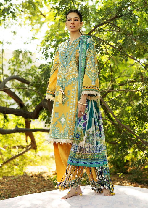 Sadaf Fawad Khan D06-B LIANA Siraa Embroidered Lawn Unstitched 3Pc Suit