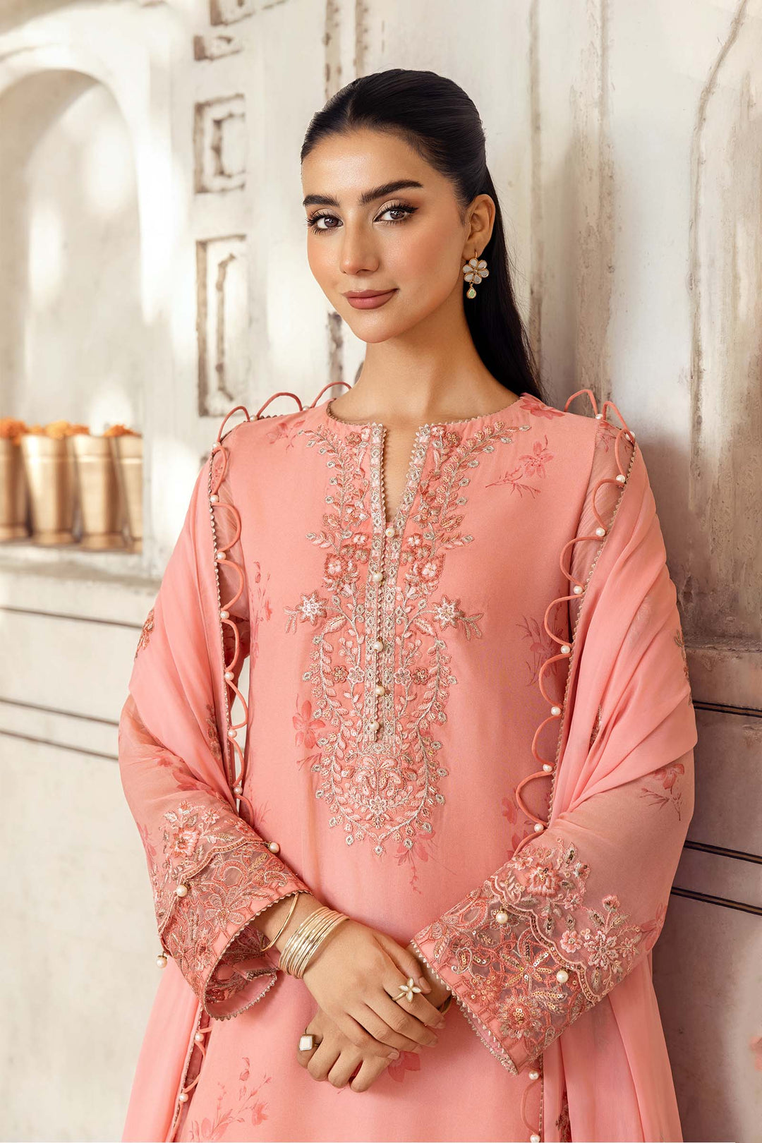 Maria b Mbasics D-07 3Pc Unstitched Festive Collection