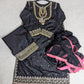 Amna Khurram SAIMA B AS SEP 04 Black Ready to wear Silk