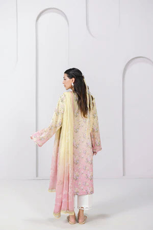 Qalamkar EM-08 (A) SIERRA Qprints ii (Unstitched)