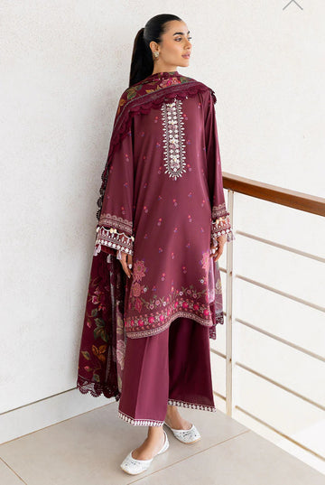 CROSS STITCH FLORAL MUSE-3PC COTTON SATIN READY TO WEAR