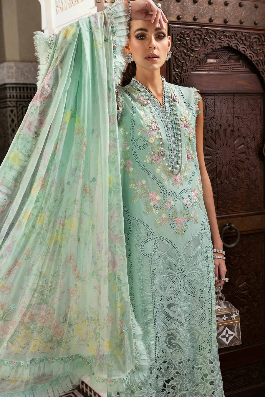 Maria B D-14A Voyage A Luxe Luxury Lawn 25