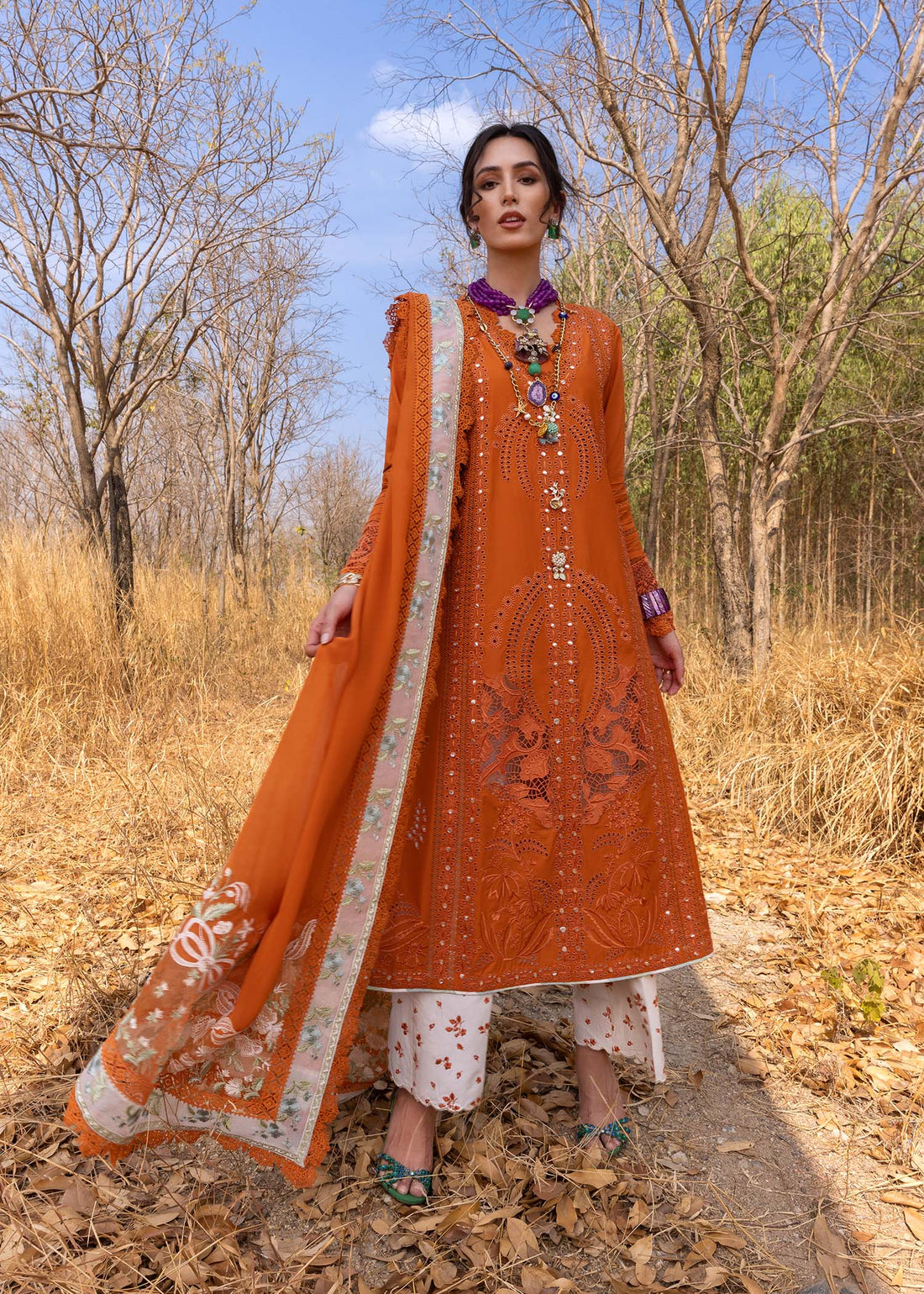Saira Shakira SHAMS-B Unstitched Lawn Festive 25