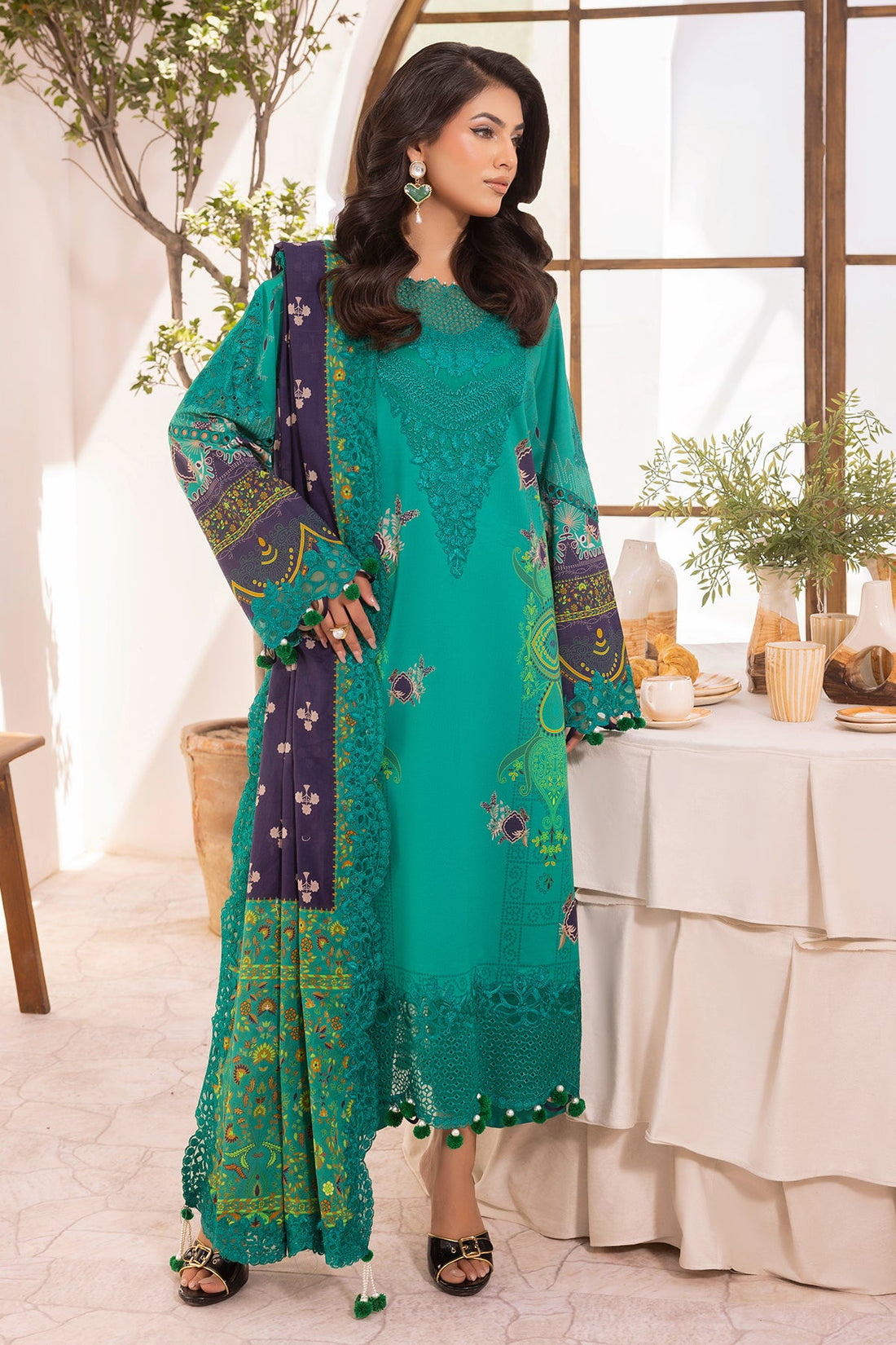 Charizma CRN5-10 3-PC Unstitched Embroidered Lawn Collection