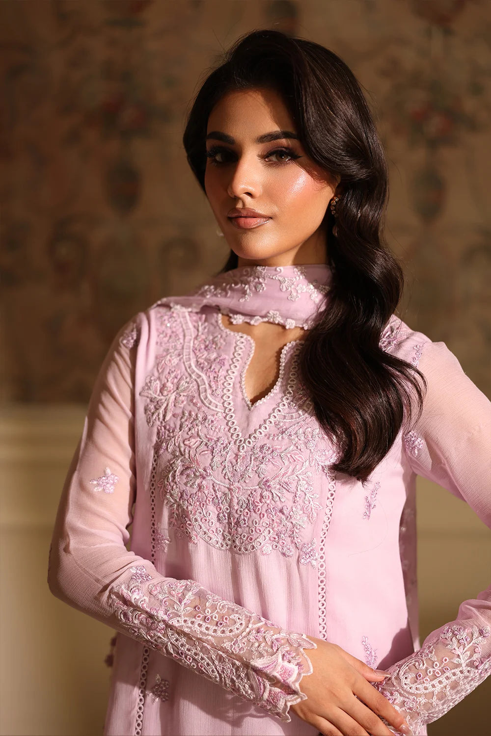 Azure Orchid Whisper Ensembles unstitched Festive 25'