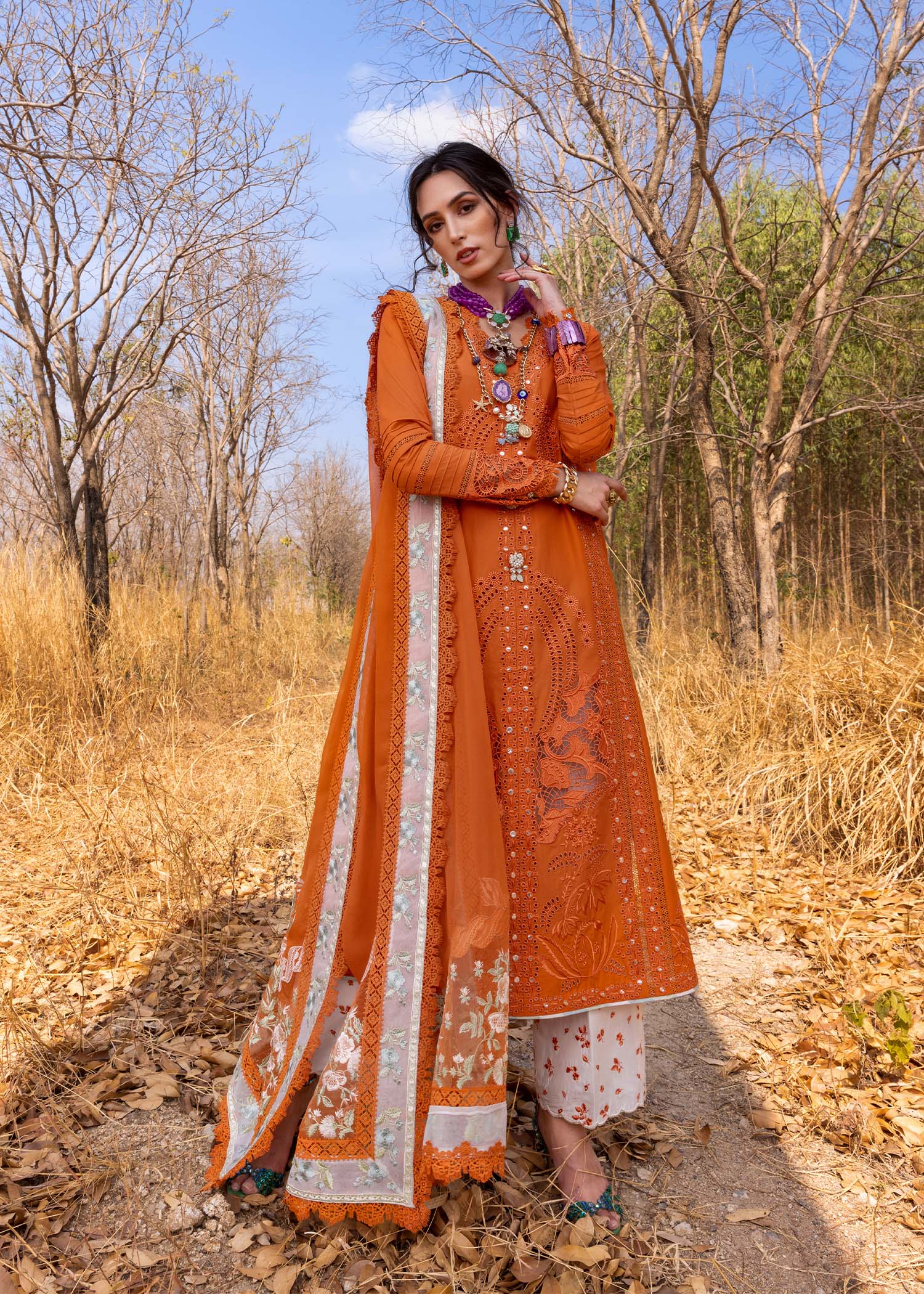 Saira Shakira SHAMS-B Unstitched Lawn Festive 25