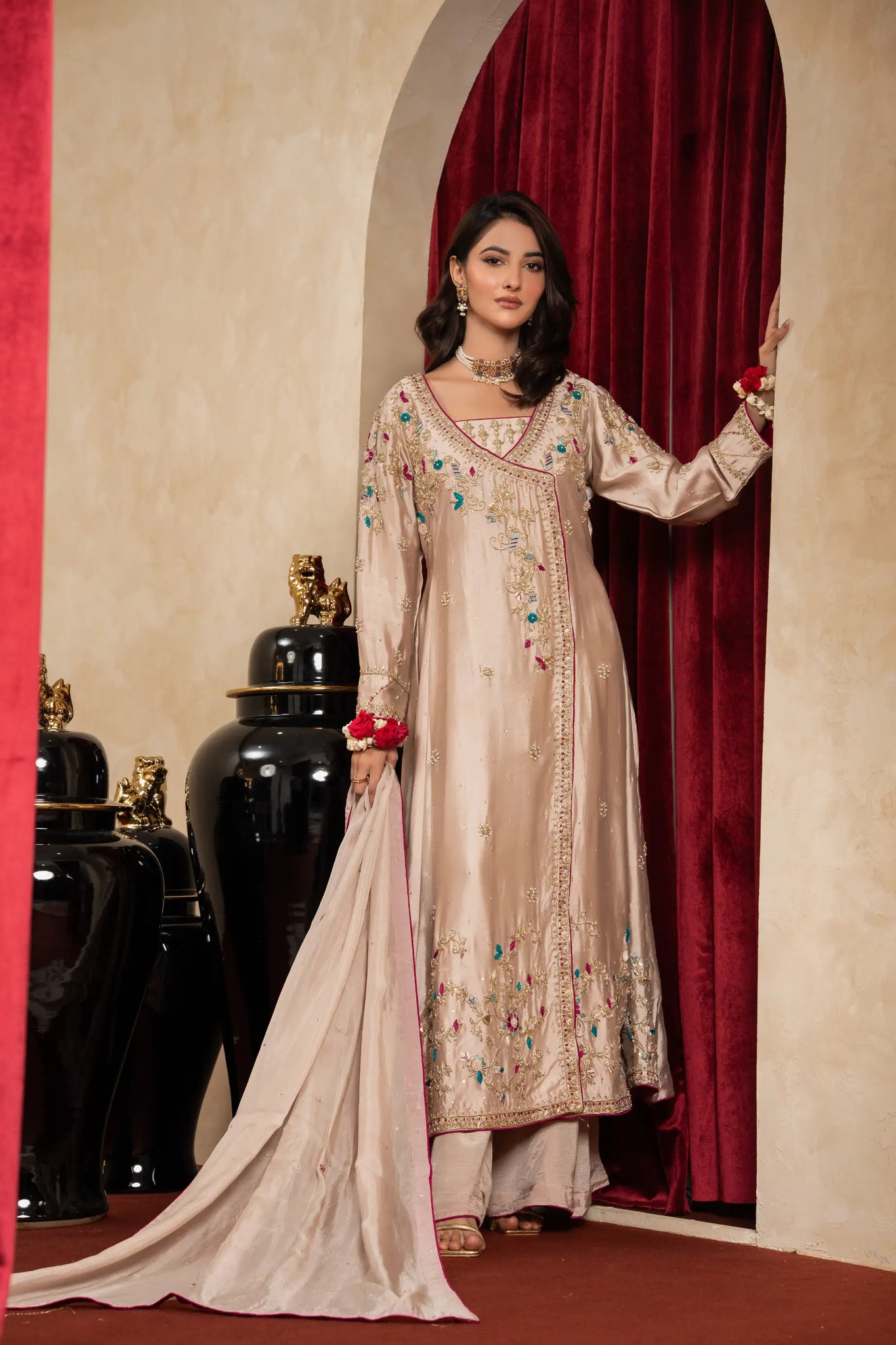 Amna Khurram D-09 Handmade Silk Collection 25