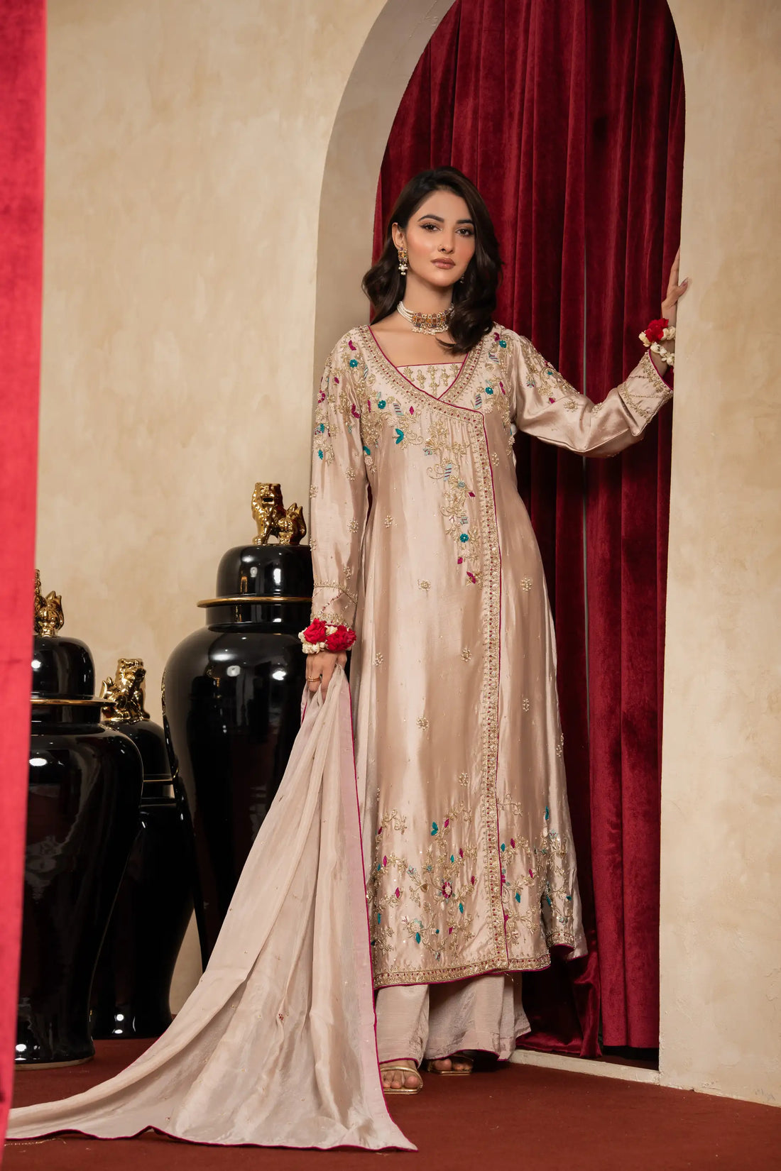 Amna Khurram D-09 Handmade Silk Collection 25