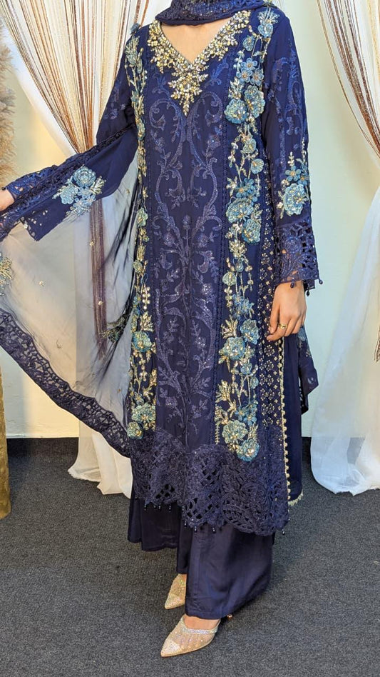 Sajni D-9 Blue Festive Ready To Wear