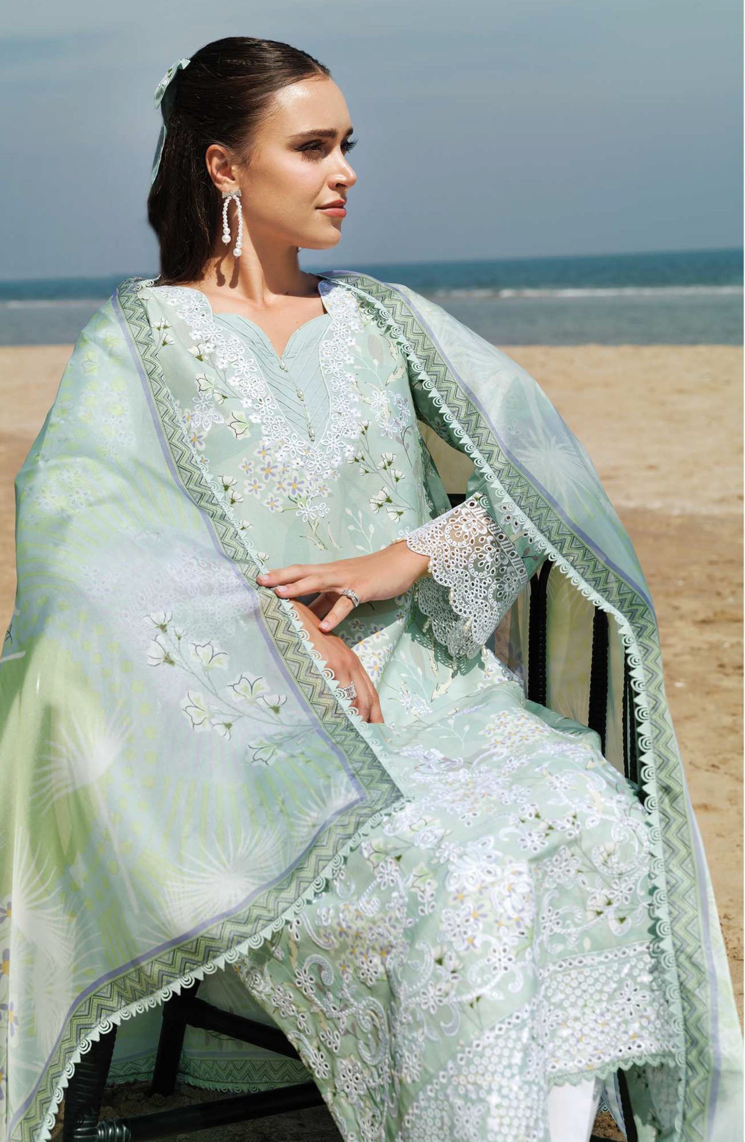 Aurea by Farasha - D-10 Tulip Glow- Summer Collection
