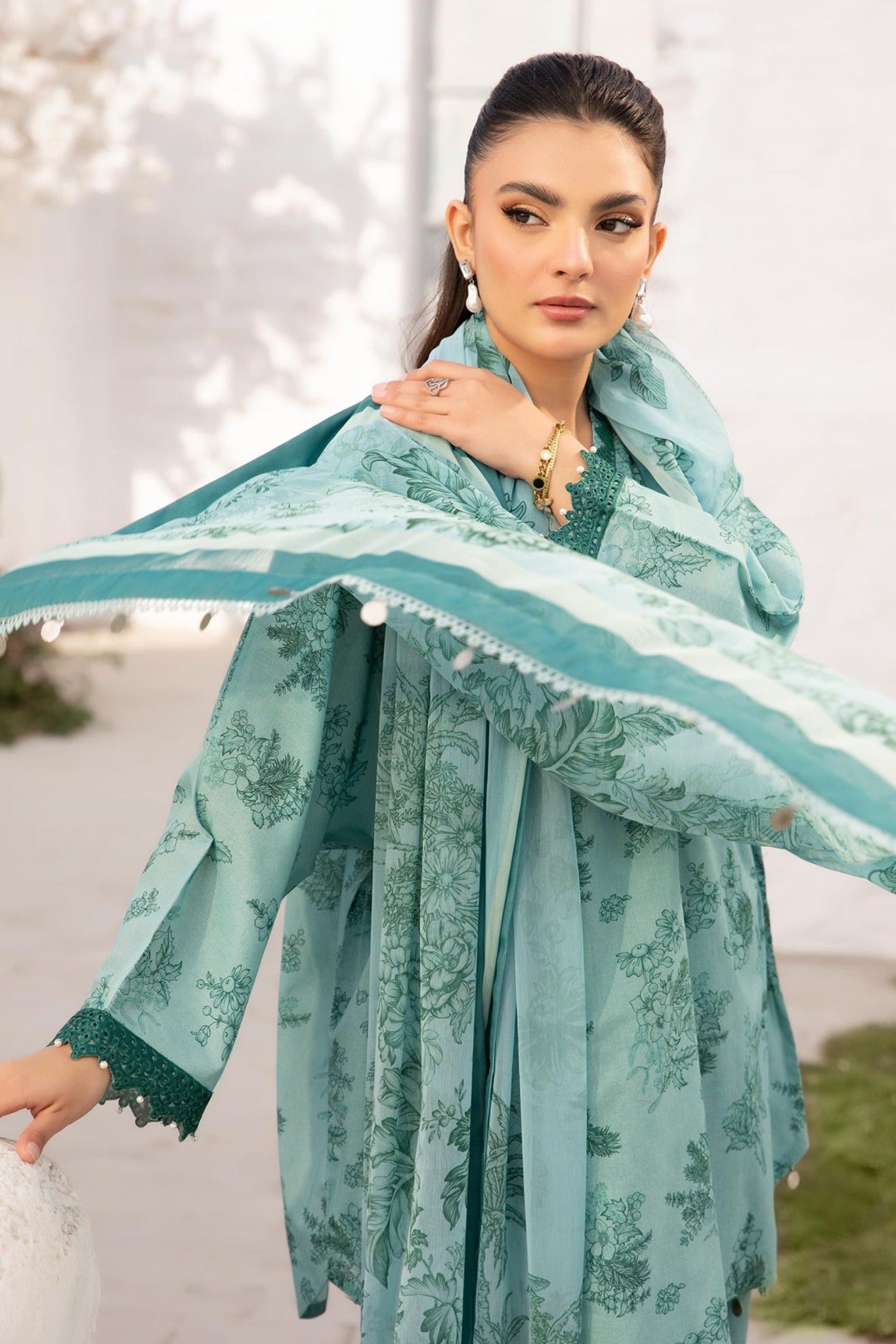 M.Basics By Maria B 08-B Lawn Vol-01 Collection