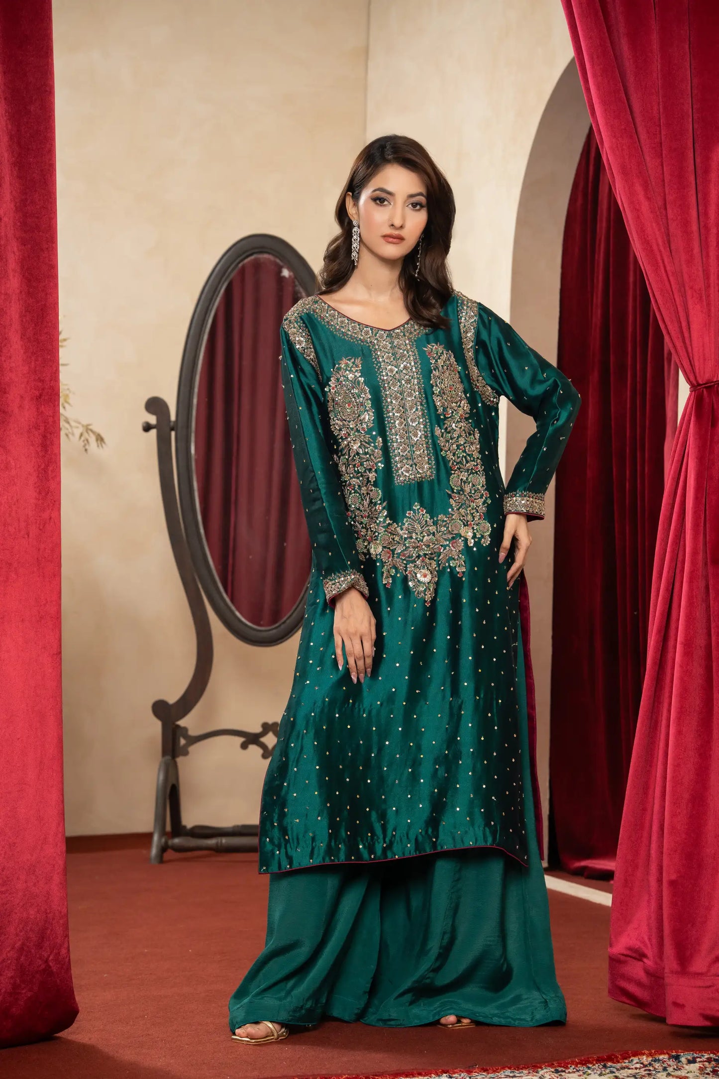 Amna Khurram D-05 Handmade Silk Collection 25