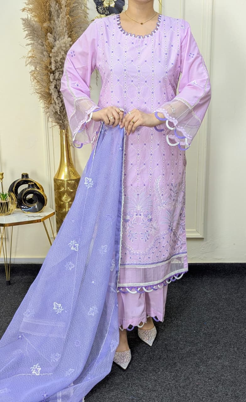 Zellbury WUC25E30082 Chikankari Ready to wear