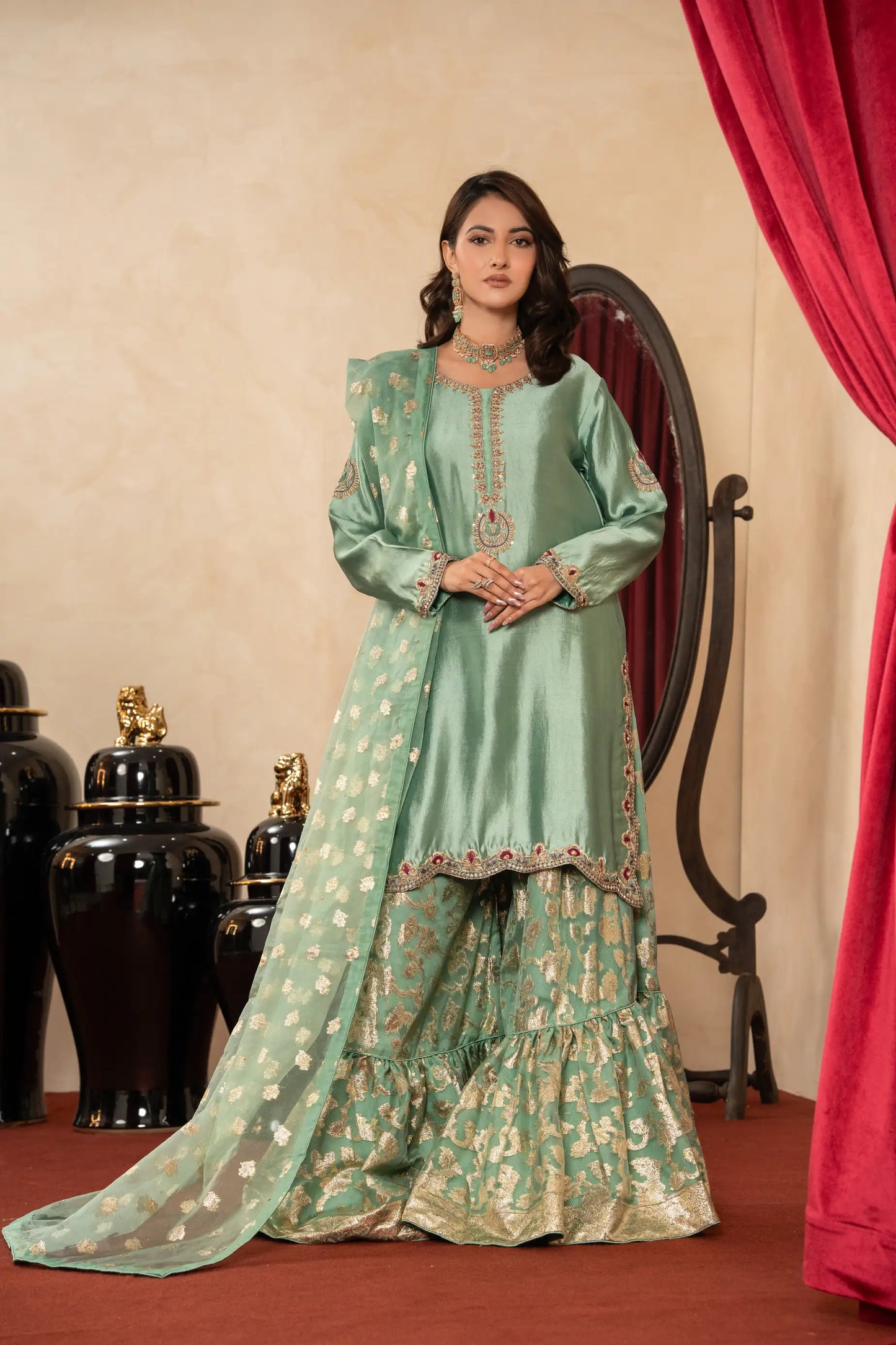 Amna Khurram D-07 Handmade Silk Collection 25