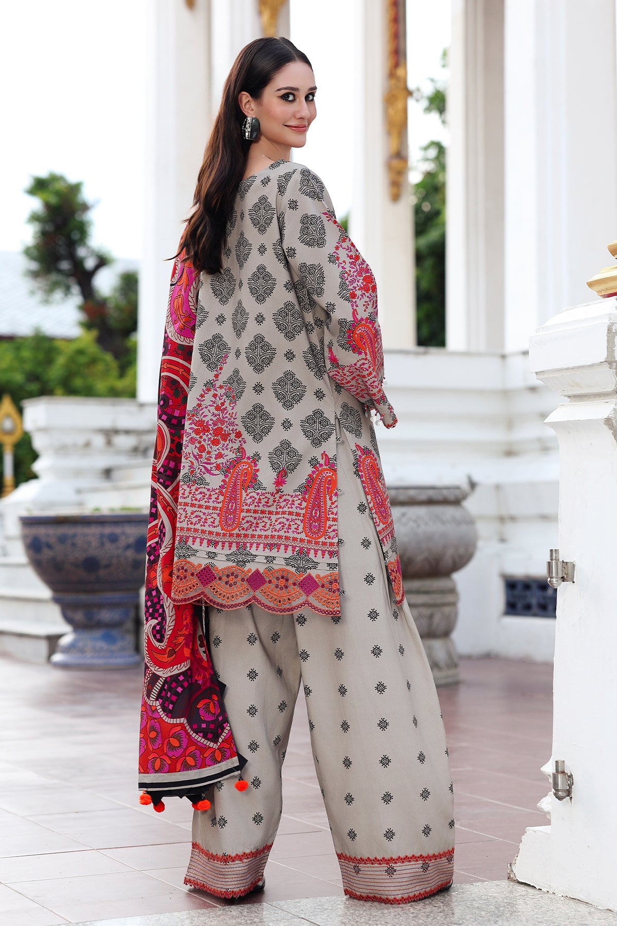 Charizma ANW6-01 Aniq Vol 1 Unstitched Linen Fall winter 25