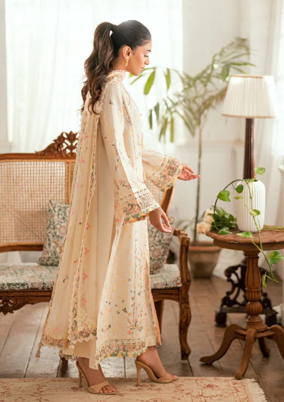 Qalamkar SB#01 Rina Lawn Luxury Eid Edit 25