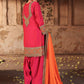Haseens Official Jashan shocking Pink Chiffon Collection