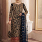 Haseens Official Amira Navy Blue Chiffon Collection