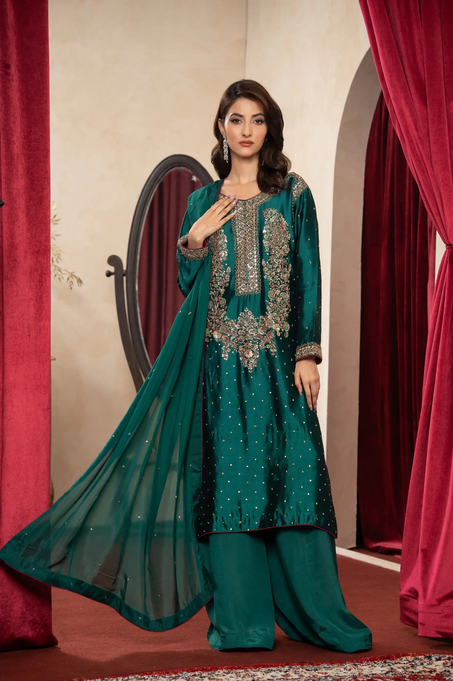 Amna Khurram D-05 Handmade Silk Collection 25
