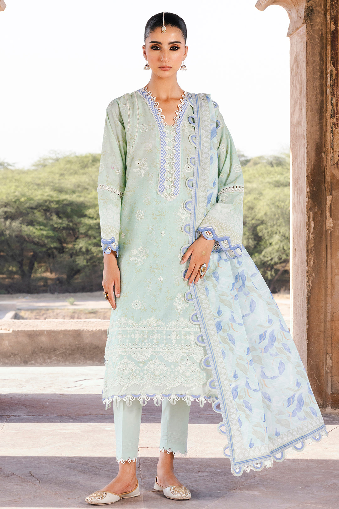 Zellbury WUS25E30529 Chikankari Collection 25'