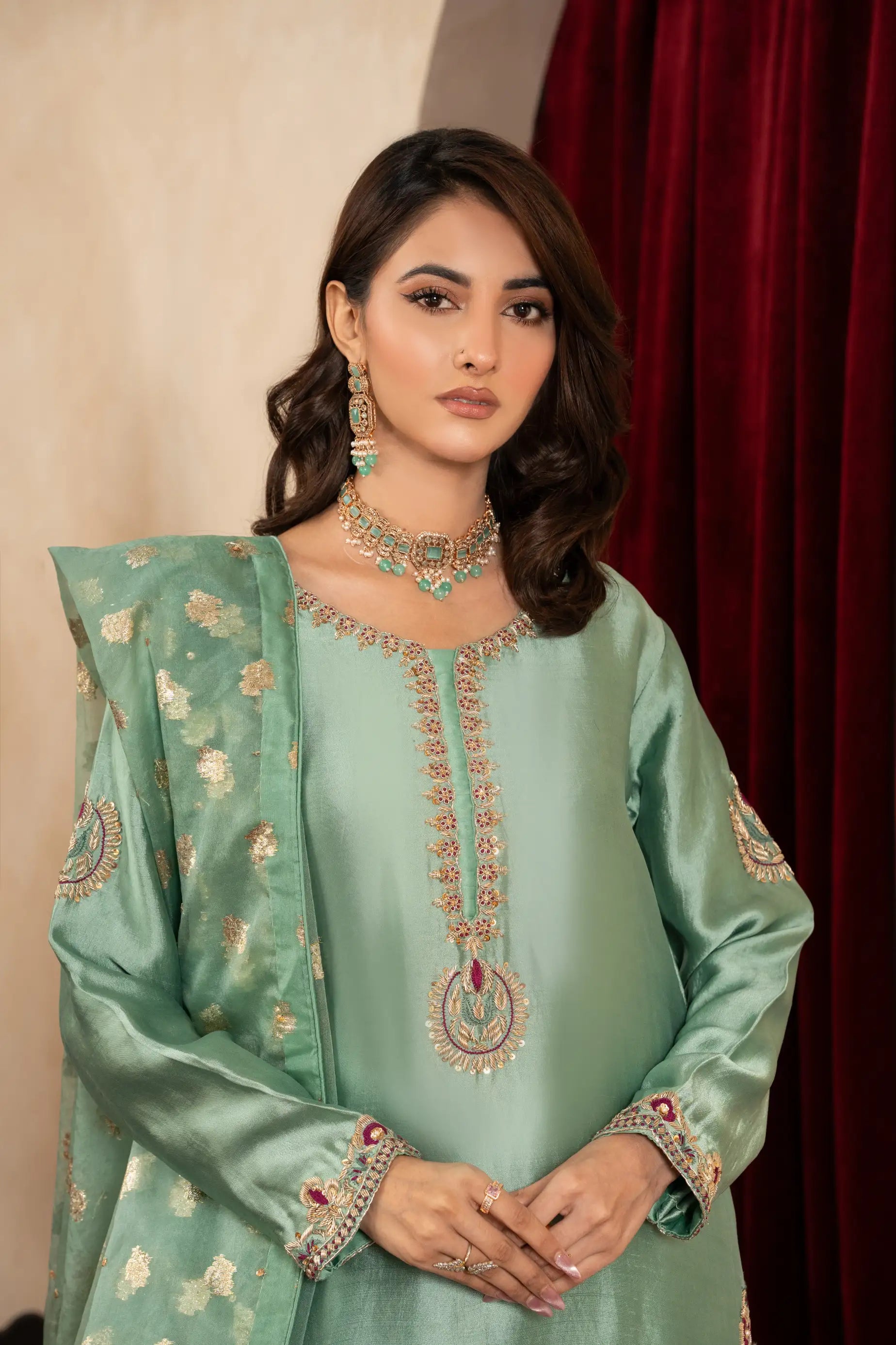 Amna Khurram D-07 Handmade Silk Collection 25
