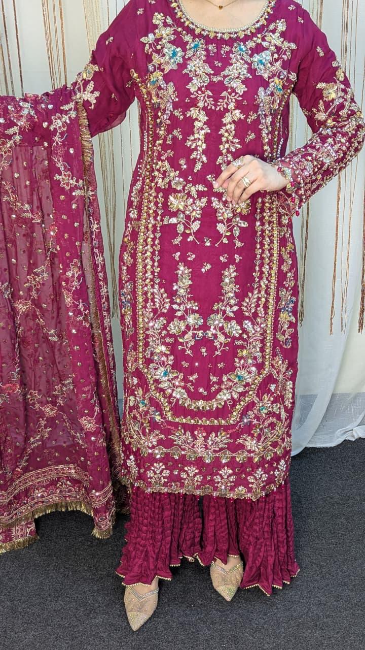 Sajni D-10 Maroon Festive Ready To Wear