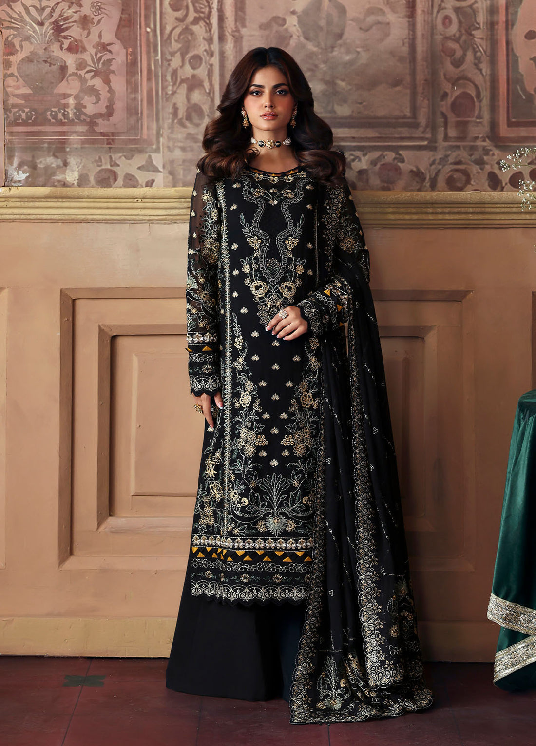 Evayna by gulaal Deenah Unstitched Chiffon 25'