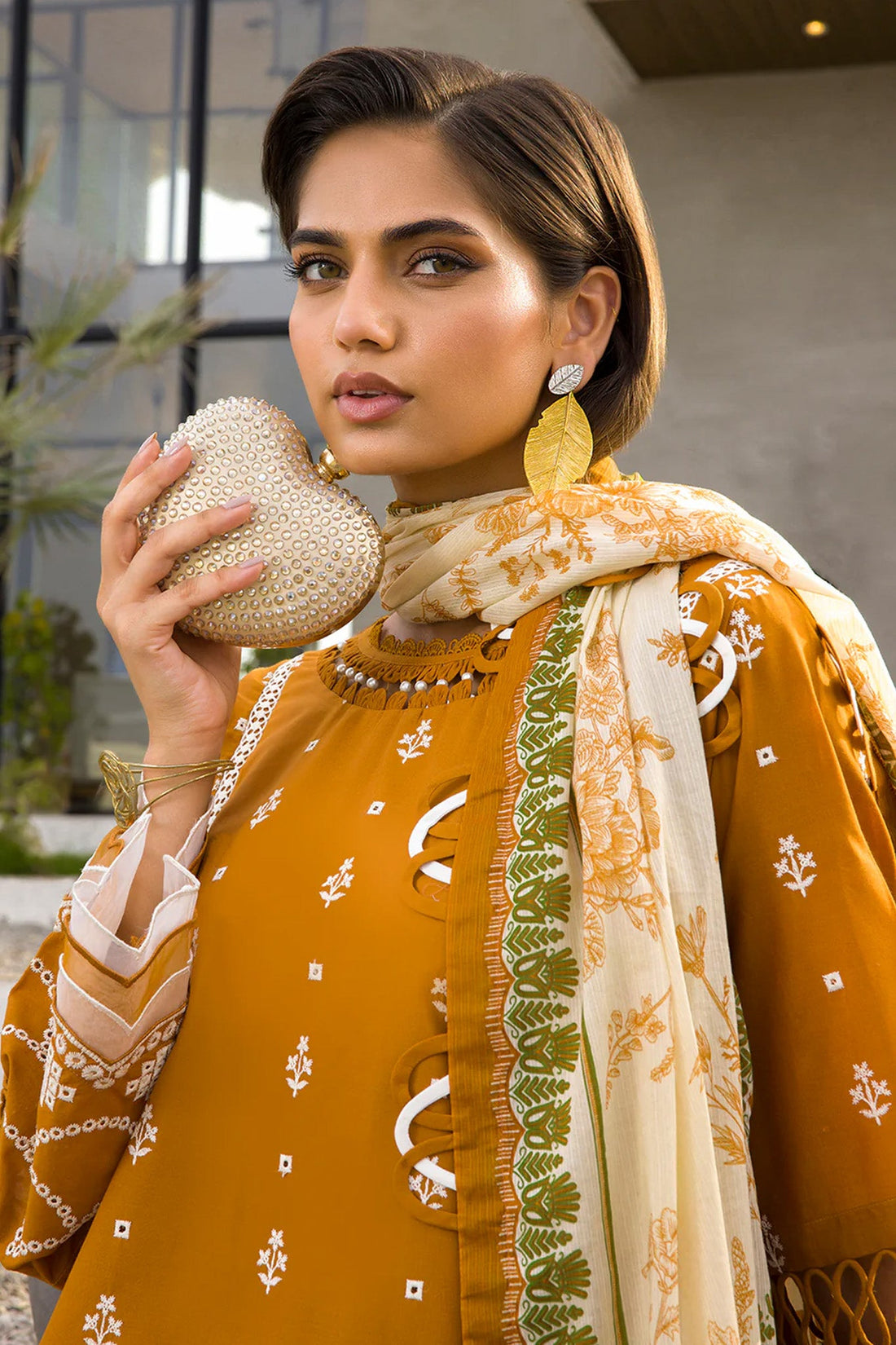 Zellbury WUC25E30074 Chikankari Ready to wear